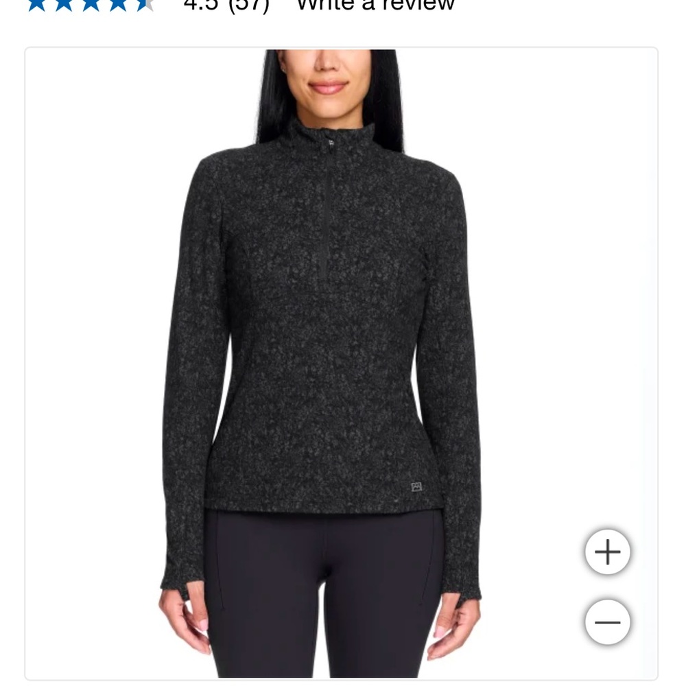 Spyder ladies fleece printed half zip tops